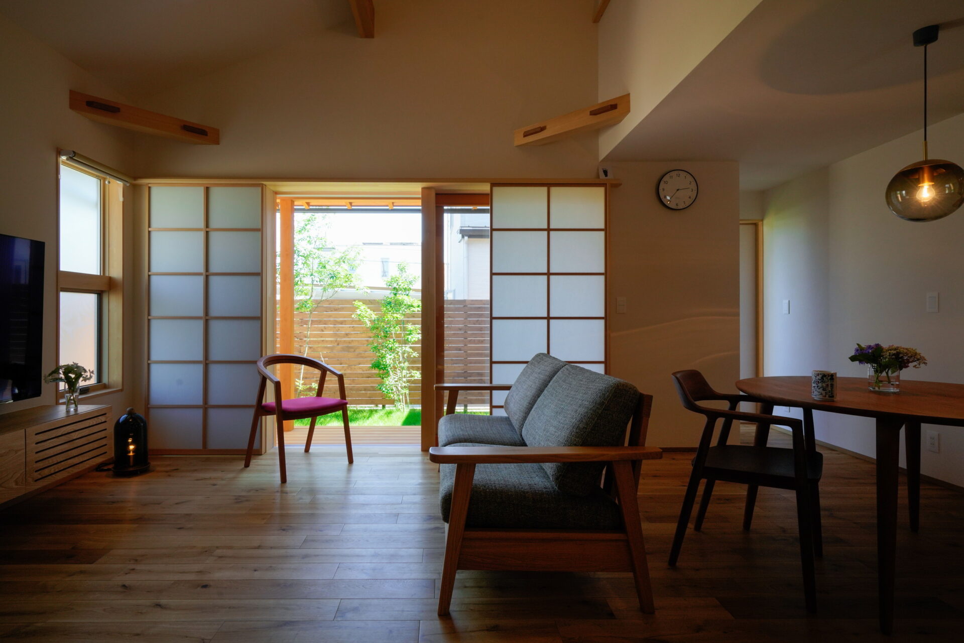 みよし市で和モダンな木の家/サン工房岡崎スタジオ